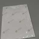 L LIKED 8.5x11 Printable White Sticker Paper Full Sheet Label, Matte, for Laser & Inkjet Printing (100 Sheets)