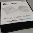 NearMoon Rain Shower Head, Ultra-Thin Design-Pressure Boosting, Awesome Some Experience, High Flow Stainless Steel Rainfall Head (12 Inch, Brushed Nickel)