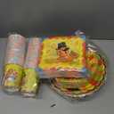 HOWAF Turkey Thanksgiving Party Supplies Kit, Turkey Dinnerware Includes Plates, Napkins, Cups, Cutlery for Autumn Fall Friendsgiving Supplies Kit, Thanksgiving Tableware for 20 Guests