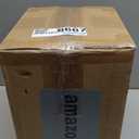 Amazon Basics Smudge Resistant Rectangular Trash Can with Soft-Close Lid, Foot Pedal, Removable Inner Bucket, 5L/1.32 Gal, Brushed Stainless Steel, for Bathroom & Small Space, Satin Nickel Finish