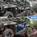 Lower Door Panels for RZR 900 50 inch 15-20, 50" Plastic Lower Door Insert Panels with Built-in Metal Frame for Polaris RZR 900/FOX/EPS/EPX XC 2015-2020, Replace #2880207 (2 Doors)