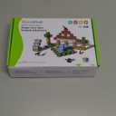 Magnetic Blocks 108PCS, Dinosaur Magnetic Building Blocks with 6 Dinosaur Figures, Stacking Magnetic Building Toys for Kids Ages 3-5 4-8, STEM Educational Construction Toy, Gift for Boys Girls (Yellow)