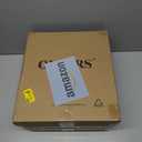 OYEARS Bedside Table Lamp with USB, 23 Black Modern Nightstand Lamps for Bedroom, Retro Rattan Table Lamps for Night Stands, Living Room, Farmhouse Table Lamp with Glass Nightlight Lamps (Set of 1 - Black with Clear Glass)