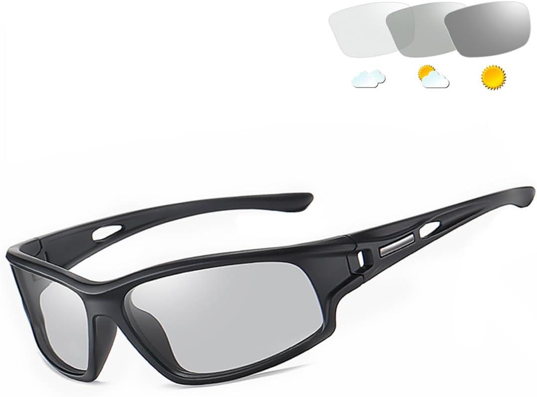 YIMI Polarized Photochromic Driving z87 Sunglasses For Men Women Day and Night safety glasses (Photochromic/Black Lens)