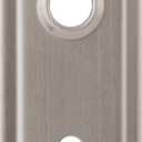 2 Pack Mortise Lock Door Plates for Interior Doors, Old Style Mortise Door Knob Cover Plate Replacement, Door Escutcheon Plates Brushed Nickel