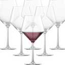ZWIESEL GLAS Pure Burgundy Red Glass (Set of 6), Graceful Burgundy Glasses for Red , Dishwasher-Safe Tritan Crystal Glasses, Made in Germany (23 Ounce)