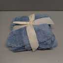 Plush Fuzzy Fleece Throw Blanket Extra Large, Super Soft, Fluffy and Warm Blankets for Couch, Bed, Suitable for All Seasons (23x32  Inches, Light Blue)