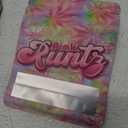 1/8th 3.5g Ounce Pink Runtz Designer Custom Printed Mylar Bags (100 qty.)
