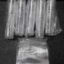 120 Pack 3Oz Mini Dessert Cups with Dome Lids Spoons, Plastic Shooter Parfait Cups for Parties, BPA Free Clear Appetizer Cheesecake Yogurt Cups for Ice Cream, Pudding, Tasting Party