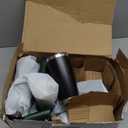 20 oz. Tumbler Coffee Travel Tumblers Bulk with Lid Stainless Steel Double Wall Vacuum Insulated Mug Powder Coated Cups fit Car Cupholder for Hot and Cold - Black, 6 Packs + Cat Repellent Animal Repeller Ultrasonic Solar Powered Waterproof Scarer Pest with Motion Sensor Pet Deterrent for Farm Lawn Field Cats Dogs Fox Rat Raccoons, green repellent (2 pcs., incomplete parts)