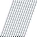 Blulu 12 Pcs Round Aluminum Tube, 0.35" Od X 0.08" Wall X 36" Long