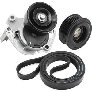 90K-38488 90K38488 Serpentine Belt Tensioner Drive Component Kit Replacement for Toyota Tundra 4.7L V8 GAS 2000 2001-2006 Replacement for Lexus GS430/GS400/GX470/LX470/LS430/SC400