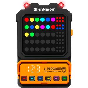 Fistone Brain Handheld Games for Kids, Super Decoder Code-Breaking Puzzle Game for Kids and Adults, Birthday Gift and Travel Games for Boys and Girls