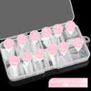 2 x Stiletto Nail Tips,Soft Gel Almond Half Cover False Nails Clear Acrylic Press on Nails 120Pcs, Soft Gel Nail Tips Extension False Tips for Nail Salons and DIY Art at Home (SET-5)