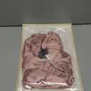YANIBEST Adjustable Satin Bonnet Double Layer Hair Bonnet for Sleeping Bonnets for Women Hats Curly Natural Hair, Blush Pink