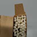 Pure Beeswax Candles, 6.3" Decorative Thin Taper Candles,Honey Scented, Dripless, Smokeless, 30min Burn Time for Birthday, Dinner, Prayer, Church, Hanukkah, Christmas (White, 50 pcs)