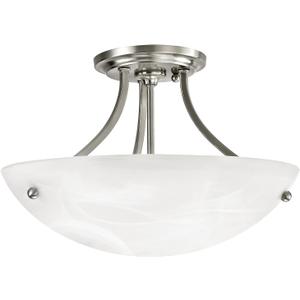 Miseno ML7750 2 Light 16" Wide Semi-Flush Bowl Ceiling Fixture - Brushed Nickel
