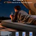 Hikenture 4" Thick Self Inflating Sleeping Pad, Foam & Air Camping Mattress, 9.5 R-Value Insulated Sleeping Mat, Portable All Season Camping Pad for Tent, Car, Cot, Truck, Single