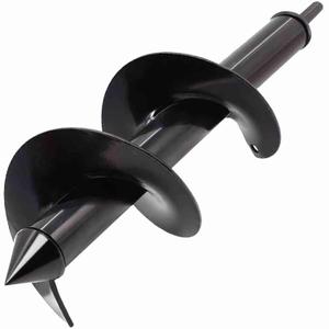 TCBWFY 4"x12"Auger Drill Bit for Planting Digging Holes,Garden Plant Flower Bulb Auger Spiral Hole Drill Rapid Bulb Planter Earth Auger Bit,Compatible to Hex Adjustable Chuck