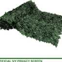 Artificial Ivy Privacy Fence,U'Artlines Heavy Duty Artificial Hedges Fence and Faux Ivy Vine Leaf Decoration Screen Garden Wall Fence for Outdoor Garden Decor (39.5x98.5Inch)