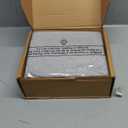 Amazon Basics 3 Piece Bed Sheets Set, 100% Cotton Jersey, Includes Super Soft, Flat and Fitted Sheets, Pillowcase, Twin, Light Gray, Solid