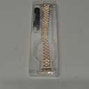 MioHHR Metal Band Compatible with Apple Watch Bands 49mm Ultra3/2/1,46mm Series 11 10,45mm Series 9 8 7,44mm Series 6 5 4 SE,42mm Series 3/2/1,Stainless Steel iWatch Bands for Women,Rose Gold