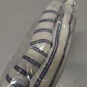 MIULEE Navy Blue Striped Euro Decorative Throw Pillow Covers, 24x24