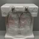 PoKat 23" Table Lamp, Farmhouse Bedside Lamps for Bedroom Set of 2, Ceramic End Table Lamps for Living Room, Traditional Nightstand Desk Lamps, Frosted White Lamps, Medium