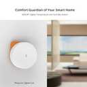 SONOFF SNZB-02P Zigbee Indoor Temperature Humidity Sensor, Thermometer Hygrometer with Alert, Works with Alexa & Google Home for Remote Monitoring and Home Automation, ZigBee 3.0 Hub Required, 2-Pack