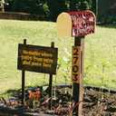 Christmas Mailbox Covers Buffalo Plaid Santa Letter Box Cove Magnetic Waterproof Mail Wraps for Outdoor Yard Garden Oversized Winter Mailbox Decor-21 x18