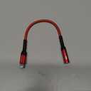 JSAUX Headphone Adapter for iPhone Lightning to 3.5mm Adapter [Apple MFi Certified] Compatible with iPhone 14 Pro Max/14 Plus/13 12 11 Pro Max/SE/XS-Red