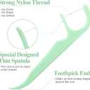 500 Count Orthodontic Flossers for Braces with Floss Dispenser, Braces Flossers for Adults & Kids, Floss Picks for Brace Fits Under Arch Wire, No Break & No Shred Floss, 100 Count Bag (Pack of 5)