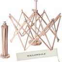 WILLOWDALE Yarn Swift Winder for Knitting and Crocheting, Adjustable Wooden Umbrella Yarn Swift
