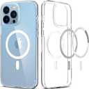 Spigen for iPhone 13 Pro Max Case, Ultra Hybrid MagFit [Anti-Yellowing] [Compatible with Magsafe] - Clear