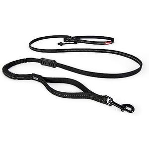 EzyDog Road Runner LITE Hands Free Dog Leash for 26lbs or Less – Waist Leash for Dog Walking, Jogging and Running with Zero Shock Bungee, Reflective Stitching, and Adjustable Waist (Lite, Black)
