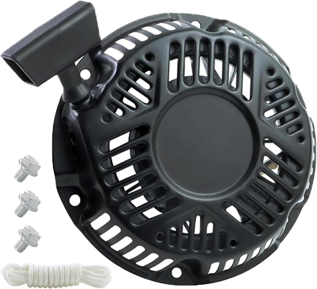 590607 Recoil Starter Assembly Compatible with B & S 590607 797276 Pull Start Assembly 163cc 208cc for Generator Pressure Washer Parts with Pull Rope