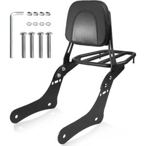 Motorcycle Sissy Bar Detachable Rear Passenger Backrest with Luggage Rack Backrest Pad for Honda Rebel 1100 1100T CMX1100 DCT 2021-2026 Replace OEM P/N:08R71-MLA-A00MLA-A00
