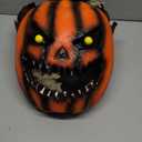 Spooktacular Creations Scary Scarecrow Costume for Kids, Halloween Costume for Boys w/Pumpkin Head, Pumpkin Outfit for Boys (Large(10-12 yr))