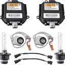 2 Sets Xenon HID Headlight Ballast Control Unit Module with Igniter & D2S Bulb for Nissan Altima 350Z,Infiniti G35 G37 FX35 Qx56 Qx70,Murano Rogue,Replaces 28474-89904,284748991A,28474-89907