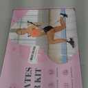 Pilates Bar Kit with Resistance Bands, Multifunctional Yoga Pilates Bar with Heavy-Duty Metal Adjustment Buckle, Portable Home Gym Pilates Resistance Bar Kit for Women Full Body Workouts (Pink(20/25/30lbs))