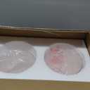 4 Pack Clear Glass Shades, Replacement Glass Globes for Ceiling Fan Light Fixtures, 2-1/8" Fitter, 4.76 inch Diameter, High Transmittance Lampshade for Chandelier, Pendant Light, Wall Sconces Series