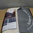 Topblan Weighted Blanket for Adults, 60" x 80" 20lbs, Soft Sherpa Queen Size Heavy Blanket with 3D Jacquard Turtle Shell Flannel Fleece for Couch and Bed (Cream)