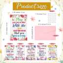 Eaasty 200 Sets Christian Birthday Cards Floral Religious Greedting Cards with with Envelopes Stickers Bulk for Women Mom Grandmother Wife, Blessing Prayer Gift for Church Ministry, 4x6 Inch