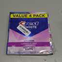 Crest 3D White Advanced Luminous Mint Teeth Whitening Toothpaste, Crest Toothpaste, 3.7 oz Pack of 4 - Helps Remove Surface Stains, Whitens Teeth, Strengthens Tooth Enamel, Protects Against Cavities