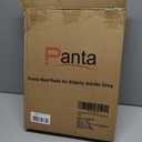 Panta Bed Assist Rail, ASTM F3186, Adjustable, Grey | Foam padded handle, fixing strap, storage bag, fits twin/full/queen/king, portable bed cane