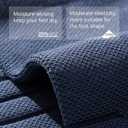 AKASO 2 Pairs Ultralight Running Socks, Crew Coolmax Cotton Athletic Sport Quarter Hiking & Running Socks for Men & Women (Black)