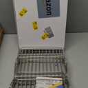 P&P CHEF Cooling Rack, 5-Tier Stainless Steel Stackable Baking Cooking Racks for Cooling Roasting Grilling, Collapsible & Heavy Duty, Oven Safe & Easy Clean, 15" x 10", Silver