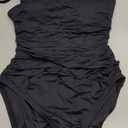 La Blanca Women's One Piece Swimsuit Island Goddess Shirred Side Women's Bathing Suit, Size Small
