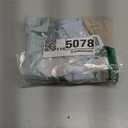 Organic Muslin Baby Washcloths 6 Pack Baby Bath Face Towel 12x12 Inch Extra Absorbent and Soft Burp Cloth and Wash Cloths for Newborn-Infants On Sensitive Skin (Blue Green Brown)