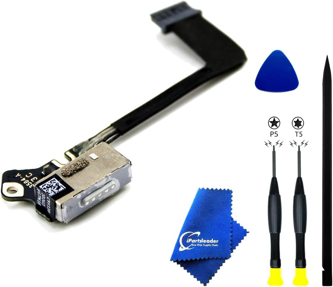 A1502 DC-in Power Board Charging Jack with Cable 820-3584-A Replacement for MacBook Pro Retina 13" 923-0558 923-00517 923-0560 923-00516 (Late 2013,Mid 2014,Early 2015)